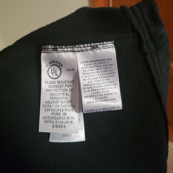 Bulwark FR men's fleece zip-up jacket - Picture 6 of 7